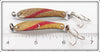 Sparkling Products Co. Gold Red Stripe Dartee Pair