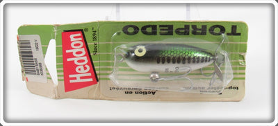 Vintage Heddon Baby Bass Tiny Torpedo Lure On Card