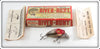 Vintage Heddon Silver Shore Midget Digit Lure In Box 9020 XRS