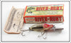 Vintage Heddon Silver Shore Go Deeper River Runt Lure In Unmarked Box