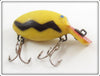Vintage Captain Hawk Artificial Bait Yellow Black Lightning Hawk Lure
