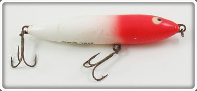 Vintage Heddon Red Head White Zara Spook Lure