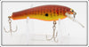 Vintage Bagley Dark Crayfish On Chartreuse Bang O B Lure