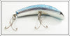 Vintage Helin Blue Chrome X5 Flatfish Lure