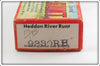 Heddon Red Head White Jointed River Runt Empty Box 9330RH