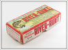 Heddon Red Head White Jointed River Runt Empty Box 9330RH