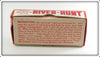 Heddon Red Head White Jointed River Runt Empty Box 9330RH