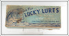 Vintage Paw Paw Lucky Lures Pike Scale Pike Empty Lure Box 1607