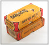 South Bend Red Arrowhead Bass Oreno & Unmarked Empty Box Pair