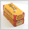 South Bend Red Arrowhead Bass Oreno & Unmarked Empty Box Pair