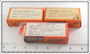 Bomber Water Dog & Color Clector Empty Box Lot Of Three