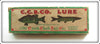 Vintage Creek Chub Black Scale Jointed Husky Pikie Lure Box 3033