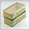 Helin Orange & Black Fishcake Empty Box Pair