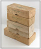 Helin Flatfish Empty Box Lot Of Five