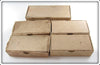 Helin Flatfish Empty Box Lot Of Five