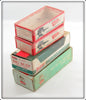 Heddon Cobra, Meadow Mouse & Big Bud Empty Box Lot Of Four