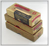 L&S Bait Company Empty Box Lot Of Three