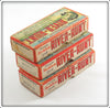 Heddon Midgit Digit Empty Box Lot Of Three