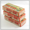 Heddon Midgit Digit Empty Box Lot Of Three