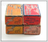 Shakespeare Swimming Mouse Jr Empty Box Lot Of Four