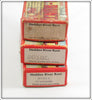 Heddon River Runt Empty Box Lot Of Three