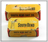 Vintage South Bend Teas Oreno & Casting Spoon Empty Lure Box Pair