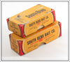 South Bend Teas Oreno & Casting Spoon Empty Box Pair
