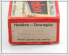Heddon Silver Shore Tadpolly Spook Empty Box 9000 XRS