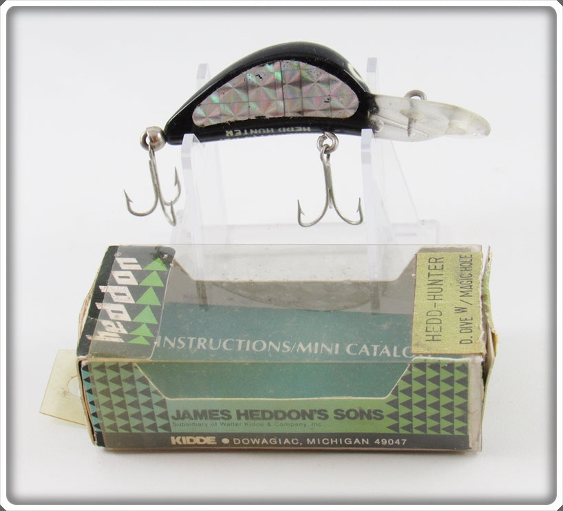 Vintage Heddon Silver Dace Shiner Hedd Hunter Lure In Box 