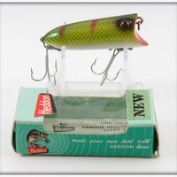 Vintage Heddon Perch Baby Lucky 13 Lure In Box