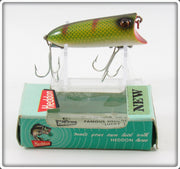 Vintage Heddon Perch Baby Lucky 13 Lure In Box