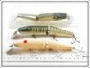 Creek Chub Silver Flash, Pikie Scale & White Plastic Jointed Husky Pikie Lot