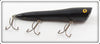 Vintage Ed Latiano Solid Black Musky Popper Lure