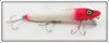 Vintage Ed Latiano Red Head White Vamp Lure