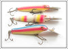 Vintage Ed Latiano Wiggler Lure Lot Of Three