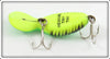 Heddon Fluorescent Green Alewife Tiny Tad In Box 390 FYB
