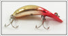 Vintage Heddon Gold Green Shiner Tiny Tad Lure 390 GGR 