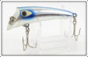 Heddon Nickel Plate Blue Shiner Hedd Plug 8800 NPB