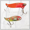 Heddon HO Hot Orange & Perch Sonar Pair In Boxes