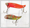Heddon HO Hot Orange & Perch Sonar Pair In Boxes