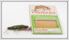 Vintage Creek Chub Frog Spinning Pikie Lure With Card 9319 P