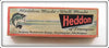 Vintage Heddon Shad Musky Flaptail Empty Lure Box 7050 SD