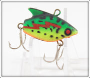 Vintage Heddon GRA Fluorescent Green Crawdad Sonic Lure