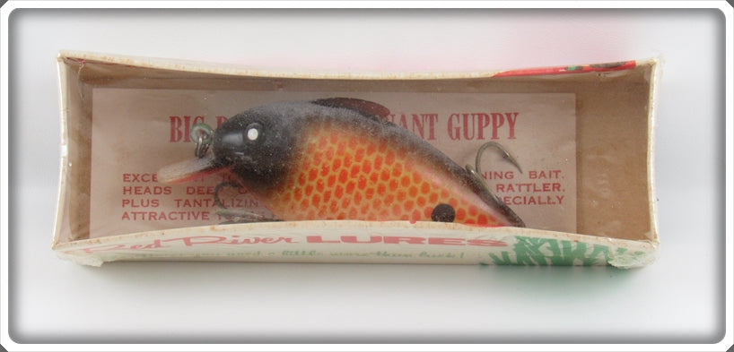 Red River Lures Red Scale Big R The Pregnant Guppy Lure In Box