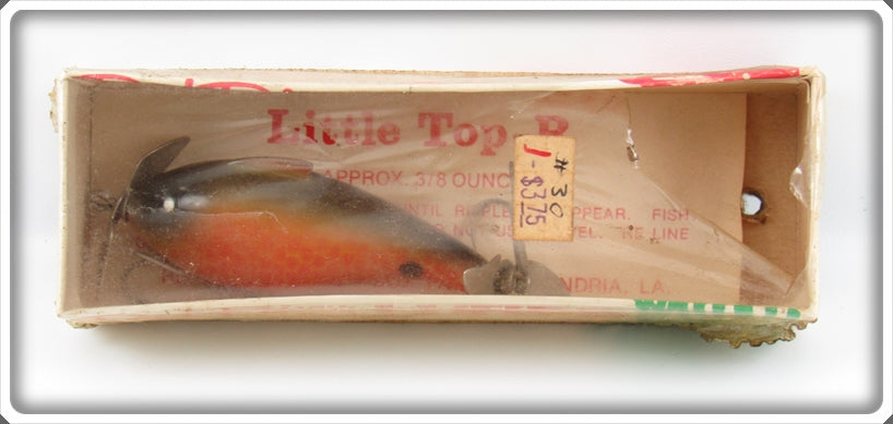 Vintage Red River Lures Red Scale Little Top R Lure In Box For Sale