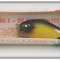 Red River Lures Yellow & Black Big R The Pregnant Guppy Lure In Box