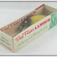 Red River Lures Yellow & Black Big R The Pregnant Guppy In Box