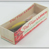 Red River Lures Yellow & Black Big R The Pregnant Guppy In Box