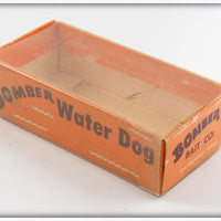 Bomber Black Back White Belly Silver Speckle Water Dog In Box