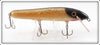Vintage Crane Bait Gold Flitter Musky Bait Lure